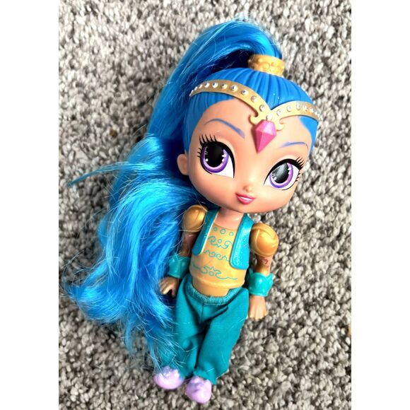 Nickelodeon Shimmer & Shine Doll Figure Mattel Genie 6"H Doll w/Complete Outfit - Picture 1 of 4